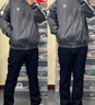 adidas情侣款复古风梭织立领夹克外套男女秋季阿迪达斯官方三叶草   深灰   2XL 实拍图