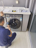 海尔滚筒洗衣机全自动超薄洗烘一体带烘干 10公斤京东自营H25JS 家用家电国家补贴 一级能效以旧换新 实拍图