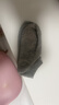 京东京造【纯棉100%】6双男式短袜10A抗菌休闲透气袜子男夏季 黑白 实拍图