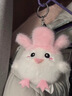 赟娅武汉文创蒜鸟发声玩偶可爱小狗公仔挂件呆萌圣诞毛绒玩具背包挂饰 樱花粉金属扣【按压发声4寸】 实拍图