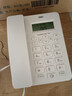 得力（deli）电话机座机 固定电话 办公家用 来去电查询 可接分机 13606白 实拍图