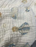 嫚熙（EMXEE）婴儿浴巾儿童宝宝纱布浴巾新生儿斗篷浴袍洗澡包巾 气球岛【110×110cm】 实拍图