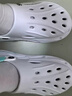 反季清仓洞洞鞋男款防滑踩屎感软底包头拖鞋户外运动开车沙滩凉鞋 白兰 44 【建议拍大一码】 实拍图