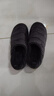 京东京造【甄选羽绒】棉拖鞋男居家户外加厚保暖棉拖鞋女士夜色黑39-40 实拍图