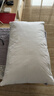 京东京造五星级酒店羽绒枕头 优质白鹅绒蓬松柔软成人男女枕芯  单只中枕 实拍图