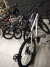 喜德盛（xds）山地自行车黑客350/旭日310 X6铝合金车架21速变速机械碟刹 黑客350白灰17寸（26款） 实拍图