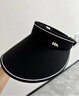 蕉下（beneunder）防晒帽子女黑胶空顶帽遮阳帽防紫外线遮脸太阳帽BM569黑 实拍图