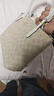 蔻驰（COACH）【品牌直供】女士FIONA24手提单肩托特包沙黄配白垩色CBT18 实拍图