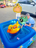 亲巴贝儿童游泳池加大加厚婴儿游泳桶充电充气家庭用小宝宝室内洗澡水池 加厚1.8米三层【游泳大礼包】 实拍图