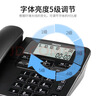 飞利浦（PHILIPS）电话机座机 固定电话 办公家用 家庭有线电话 来电显示 双接口 免电池 CORD118黑色 实拍图