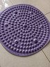 SMOOKY指压板脚底按摩脚垫穴位疏通脚心指压板仿鹅卵石圆形垫慢跑 优雅紫【圆形直径约55cm】 实拍图