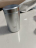 京适茶叶罐便携小茶罐铝合金属储存罐密封罐装高端茶叶盒空盒收纳盒 活动中/茶【太空银】中号短款 140ml 实拍图