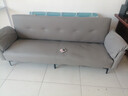 韶宜沙发客厅2025新款小户型可折叠沙发床一体两用简约猫抓皮布艺沙发 浅灰色 【免洗五防猫抓皮】 四人位【长2.0*0.95米】 实拍图