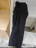 顶峰保罗（Dingfengbaoluo）休闲长裤纯棉宽松直筒裤秋季阔腿工装裤子男HM9901黑色2XL 实拍图