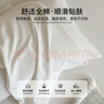 红豆A类纯棉枕套机洗单人枕头套纯棉枕芯套加厚内胆套48x74cm纯白一只 实拍图