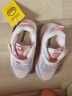 B.Duck小黄鸭儿童运动鞋冬季男女童潮鞋短绒保暖二棉跑鞋3044A粉紫28 实拍图