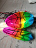 健身球手甩甩球中老年人广场舞球锻炼手臂弹力甩绳运动彩虹南瓜球 球*2+弹力绳*5+打气筒+背包 实拍图