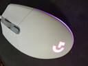 罗技（G）G102 有线游戏鼠标 白色 RGB灯效 吃鸡鼠标 绝地求生 轻量化设计 G102第二代 实拍图