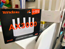 Tenda腾达路由器【千兆WiFi6+穿墙王】无线AX3000信号增强家用放大器Mesh国家补贴金榜一名云霄白立式 实拍图
