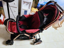 奔昂 婴儿推车可坐可躺轻便避震宝宝折叠婴儿车双向BB童车手推车 升级酒红+一键单手收+可坐躺+可双向推行+四轮高配 实拍图