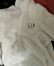 GAP男女装抱抱绒字母logo抓绒立领外套休闲上衣609070 米色 XL (180/100A) 亚洲尺码 实拍图