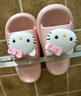 猪爸爸儿童拖鞋女童夏季2025新款室内防滑6-12岁三丽鸥宝宝亲子拖鞋粉16 实拍图