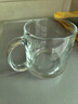 乐美雅 玻璃杯家用带把喝水杯子加厚耐热办公泡茶杯钢化微波牛奶杯 企业logo定制 诺卡款380ml【单只】 实拍图