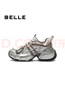 百丽（Belle）张凌赫同款蓝鲸老爹鞋女2025秋新款商场款休闲鞋D2K1DCM5预售 银色【25年秋冬新色】 38 实拍图
