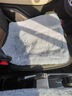 汽车冬季毛绒坐垫座椅车载座垫子座椅套四季通用兔毛羊毛座套 【深灰色】加厚毛绒 前排方垫一个 实拍图