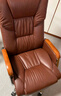 凯联（KAILIAN）真皮老板椅可躺牛皮大班椅子商务电脑椅书房家用舒适久坐办公座椅 【店长推荐】黄棕色+搁脚 头层牛皮＋按摩 实拍图