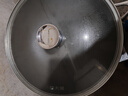 炊大皇炒锅有钛0氟不锈钢不粘平底炒锅0涂层钛锅32cm 实拍图