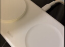 贝尔金（BELKIN）苹果无线充电器 Qi2认证磁吸无线快充 iPhone15W快充 兼容MsgSafe快速充电 面板式二合一 WIZ021白 实拍图