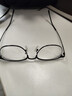 目匠 超轻近视眼镜男女款 防辐射眼镜框男无压感商务眼镜架 3389 经典黑 配镜（1.56非球面镜片） 实拍图