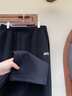 安踏加绒男裤运动裤子男士冬季款加厚保暖直筒黑色通勤健身训练长裤 【店长推荐-针织加绒款】基础黑-3 3XL 实拍图