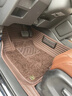 美狮龙大众途锐揽巡迈腾帕萨特途昂Pro探岳威然途观L揽境CC专用汽车脚垫 【黑色耐磨真皮+黑色柔软纳米绒】刺绣车标 实拍图