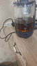 美的（Midea）养生壶 1L大容量一体式喷淋煮茶器蒸煮茶壶 办公室煮茶烧水一体机 304不锈钢花茶白茶ZC10S01 实拍图