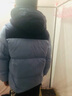 雪中飞【双面穿】儿童羽绒服冬季轻薄男女童面包服羽绒服新雾蓝150cm 实拍图