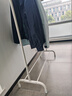 华恺之星晾衣架落地衣架晾衣杆室内挂衣架阳台卧室晒衣架YJ98白1.3米 实拍图