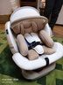 初婴贝儿童安全座椅汽车用0-4-12岁婴儿宝宝车载可坐可躺i-Size通风加热 悦享版青+通风加热+支撑腿+遮阳棚+175°躺 实拍图