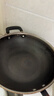 炊大皇 炒锅 304不锈钢炒菜锅煎锅 平底不粘炒锅32cm 可立可视盖不挑灶 实拍图