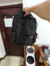 Lee书包女高中生双肩包男初中大容量旅游背包大学生电脑包 黑色 实拍图