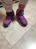 足力健艾爸爸足力健老人鞋女秋冬季加宽妈妈鞋爸爸鞋透气防滑软底中老年人 升级款A1666紫色（送袜子） 39 (245mm) 实拍图