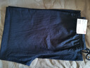 优衣库女装麻混纺松紧长裤/休闲裤473791 69 藏青色 L /160/70A 实拍图