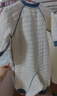 棉芹婴儿连体衣服纯棉秋冬季棉服加厚长袖保暖宝宝三层夹棉新生儿冬装 蓝色小狮子【2件装】（保暖款） 73码(建议7-9个月15-18斤) 实拍图
