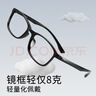 普莱斯（pulais）老花镜女 进口防蓝光高清时尚便携老花眼镜男8092 茶色400度 实拍图