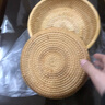 艺斑斓 越南手工编织篮藤编收纳筐家用水果篮竹篮筐针线馒头筐野餐篮 浅口水果盘大号25*5 实拍图