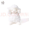 海湾兔Bunnies 小羊玩偶公仔安抚抱睡布娃娃动物毛绒玩具送孩子生日礼物 C3米色兔耳披风 含羊 17cm 实拍图