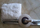 五月花旋转拖把杆加粗拖把盘尘推杆圆拖把头配件杆盘套装JJ-PJ004 实拍图