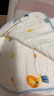 全棉时代婴儿纱布浴巾春夏四季宝宝新生儿吸水洗澡巾成人可用儿童毛巾 【六层柔纱】小鸭子 95*95cm 实拍图
