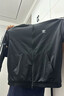 三叶草（Adidas）经典款 黑白 侧边三条纹 立领长袖 梭织 风衣 夹克 外套 男女 JL8396 S 实拍图